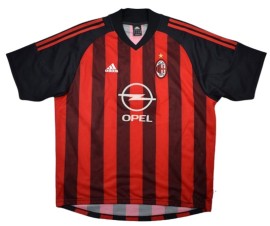 AC Milan Retro Home Football Shirt 2002/03