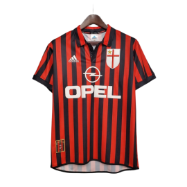 AC Milan Thuis Centenary Shirt 1999/00 Retro