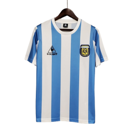 Argentinië Thuis Shirt 1986 Retro