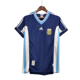 Argentinië Uit Shirt 1998 Retro