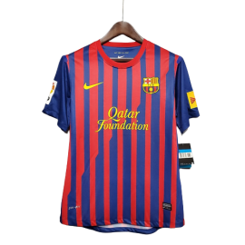 Barcelona Thuis Speler Versie Shirt 2011/12 Retro