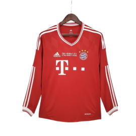 Bayern Munchen UEFA Thuis Shirt Lange Mouw 2013/14 Retro
