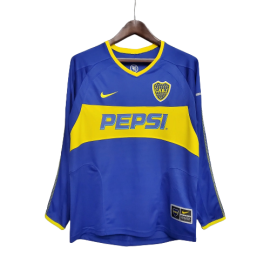 Boca Juniors Thuis Shirt Lange Mouw 2003/04 Retro