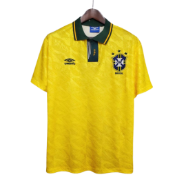 Brazilië Thuis Shirt 1991-93 Retro
