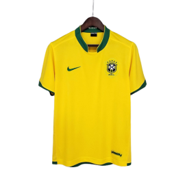 Brazilië Thuis Shirt 2006 Retro