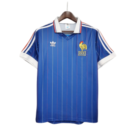 Frankrijk Thuis Shirt 1982 Retro
