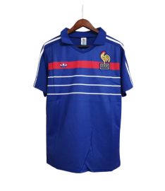 Frankrijk Thuis Shirt 1984-86 Retro