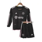 Inter Miami Away Long Sleeve Football Kids Kit 2023