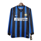 Inter Milan Thuis Shirt Lange Mouw 2010/11 Retro