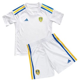 Leeds United Home Football Kids Kit 23/24