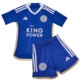 Leicester City Home Football Kids Kit 23/24
