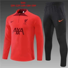 Liverpool Kids Training Tracksuit 23/24 - Red
