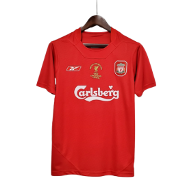 Liverpool UEFA Thuis Shirt 2005 Retro