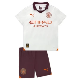 Manchester City Away Football Kids Kit 23/24