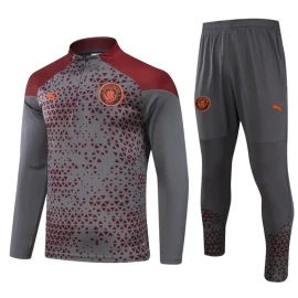 Manchester City Training Tracksuit 23/24 - Gray/Red