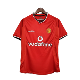 Manchester United Thuis Shirt 2000/01 Retro