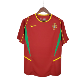 Portugal Thuis Shirt 2002 Retro