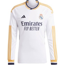 Real Madrid Home Long Sleeve Football Shirt 23/24