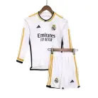 Real Madrid Home Long Sleeve Football Kids Kit 23/24