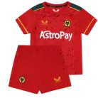 Wolverhampton Wanderers Away Football Kids Kit 23/24