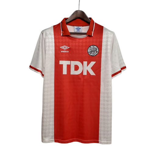 serveerster weg dynamisch Goedkoop Ajax Thuis Retro Voetbalshirt 1989-1990