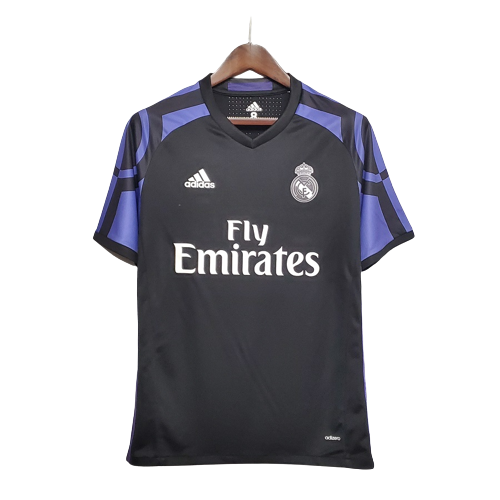 Raadplegen Burgerschap Afspraak Goedkoop Real Madrid Retro Uit Voetbalshirt 2015-16